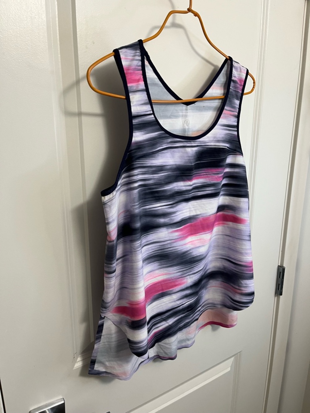 Lululemon Run Split Singlet Tank Top Mirage Deep Indigo in size 8